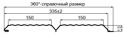 Фото: Сайдинг Lбрус-XL-В-14х335 (ПЭ-01-5002-0.45) в Нахабино