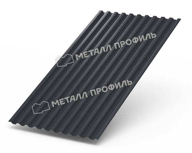 Профнастил С21 х 1000 - B (Steelmatt-20-7024-0.4±0.08мм) в Нахабино