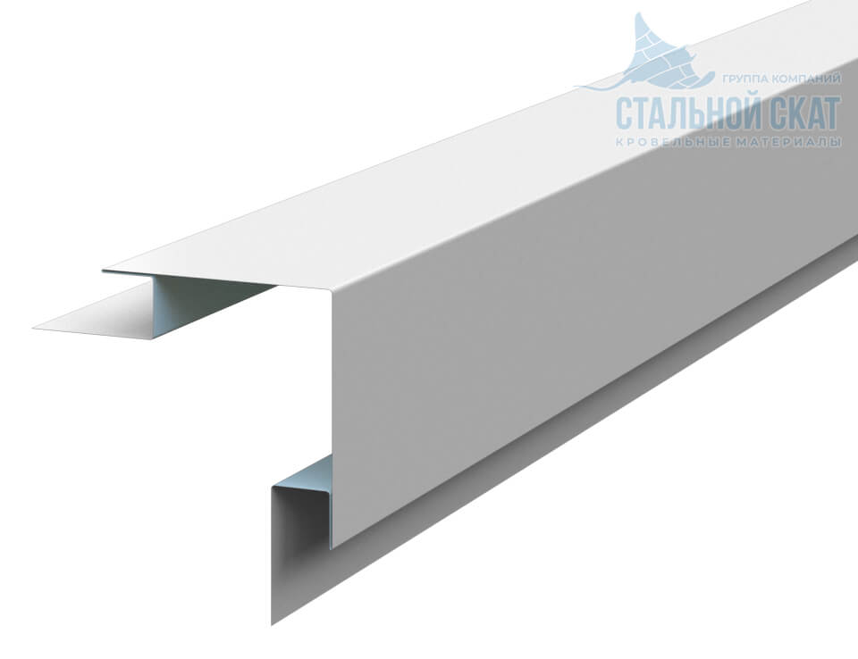 Планка угла наружного сложного 75х75х3000 (ПЭ-01-9010-0.45) в Нахабино