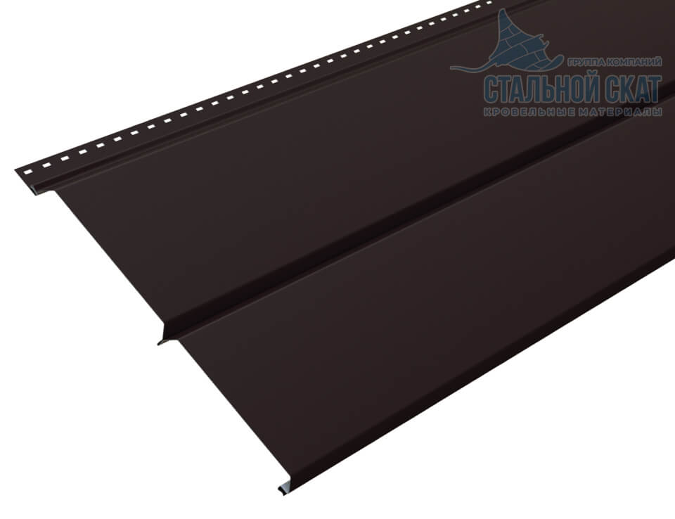 Сайдинг Lбрус-XL-14х335 (VALORI-20-DarkBrown-0.5) в Нахабино