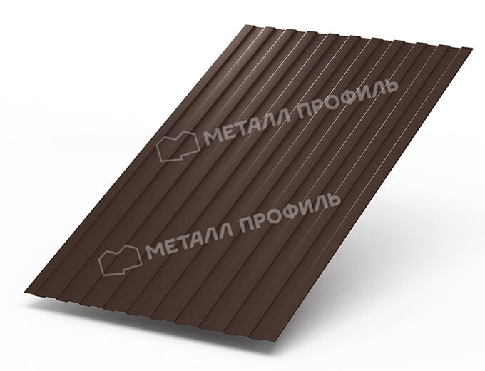 Фото: Профнастил С8 х 1150 - B (Steelmatt-20-8017-0.4±0.08мм) в Нахабино