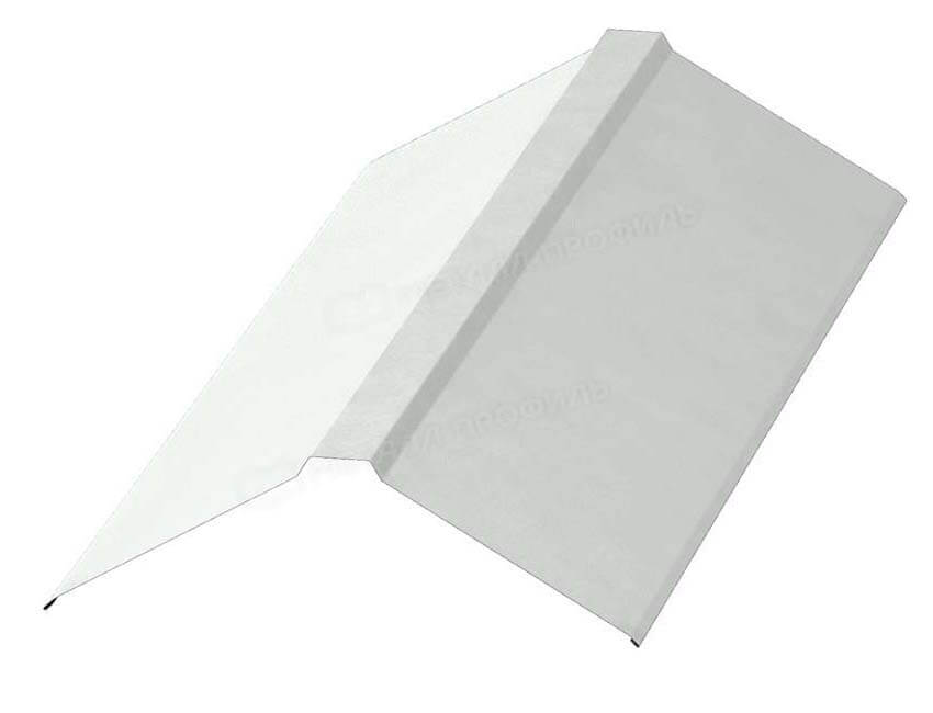Планка конька плоского 190х190х2000 NormanMP (ПЭ-01-9003-0.5)