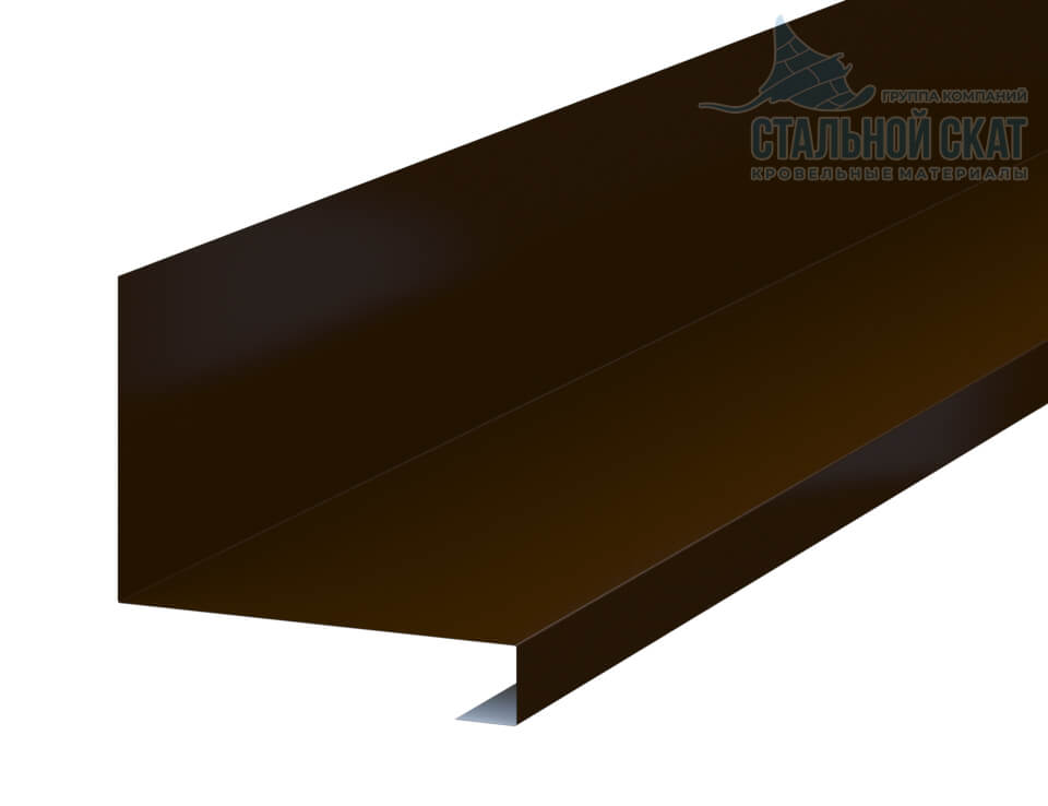 Планка примыкания нижняя к трубе FASTCLICK 150х200х2000 (PURMAN-20-8017-0.5)