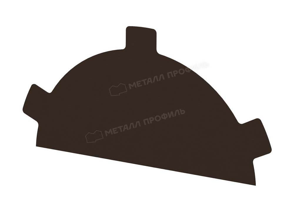 Заглушка конька круглого простая (VikingMP-01-8017-0.45)
