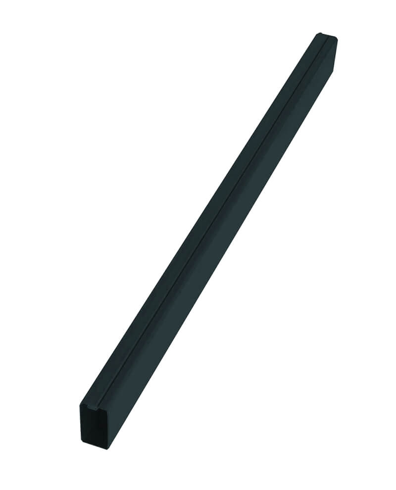 Труба 40х20х1,0х2500 RAL 7024