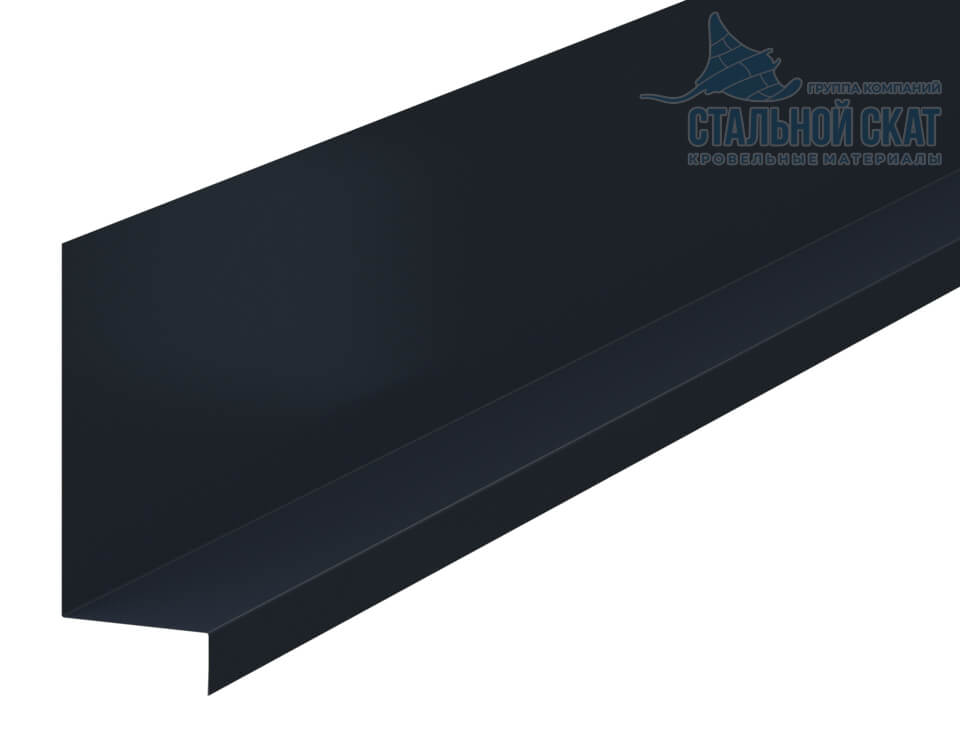 Планка примыкания боковая FASTCLICK 150х65х2000 (VALORI-20-Grey-0.5)