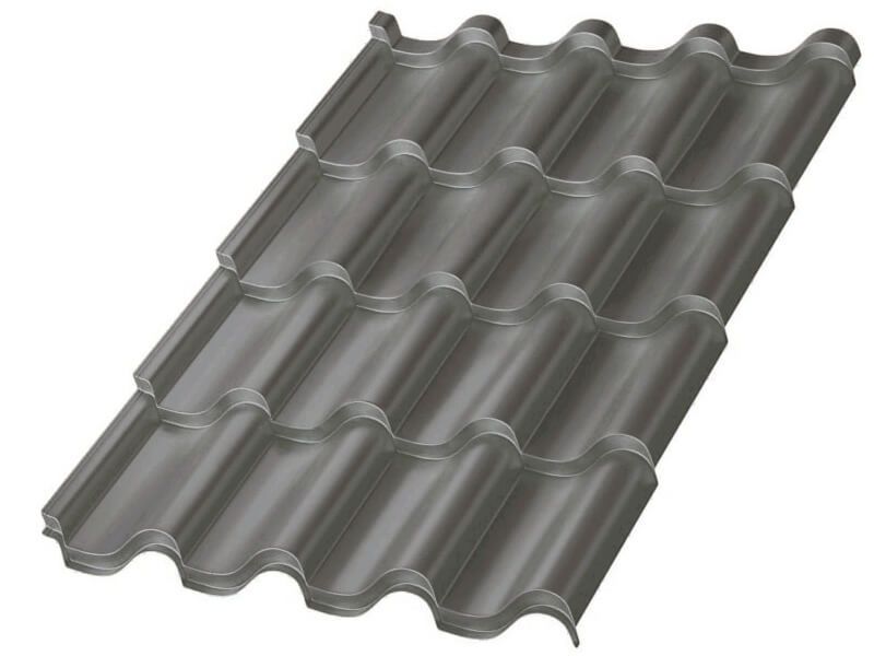 Металлочерепица МП Монтерроса-M (PURETAN-20-RR23-0.5)